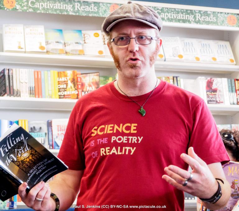 Filling the Void - an afternoon of humanist poetry and song, hosted by Blackwell's Bookshop, Portsmouth, 9 July 2016